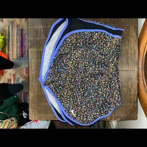 nike dri-fit running shorts medium speckle pattern